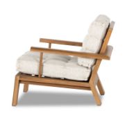 Wide-Leg Outdoor Chair