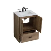 Single Bathroom Vanity with Engineered Marble Top