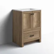Single Bathroom Vanity with Engineered Marble Top