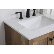 Single Bathroom Vanity with Engineered Marble Top