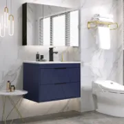 Single Bathroom Vanity with Ceramic Sink Top