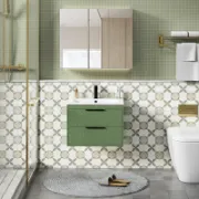 Single Bathroom Vanity with Ceramic Sink Top