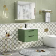 Single Bathroom Vanity with Ceramic Sink Top