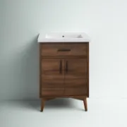 Single Bathroom Vanity with Ceramic Sink Top