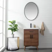 Single Bathroom Vanity with Ceramic Sink Top
