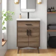Single Bathroom Vanity with Ceramic Sink Top