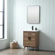 Single Bathroom Vanity with Ceramic Sink Top
