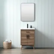 Single Bathroom Vanity with Ceramic Sink Top