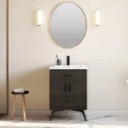Single Bathroom Vanity with Ceramic Sink Top