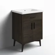 Single Bathroom Vanity with Ceramic Sink Top
