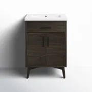 Single Bathroom Vanity with Ceramic Sink Top