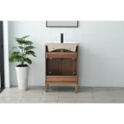 Single Bathroom Vanity with Ceramic Top