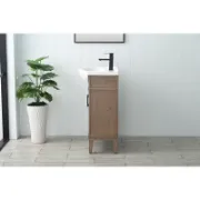 Single Bathroom Vanity with Ceramic Top