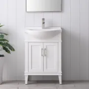 Single Bathroom Vanity with Ceramic Top