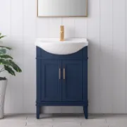 Single Bathroom Vanity with Ceramic Top