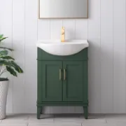 Single Bathroom Vanity with Ceramic Top