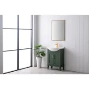 Single Bathroom Vanity with Ceramic Top