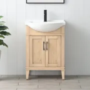 Single Bathroom Vanity with Ceramic Top