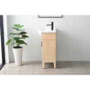 Single Bathroom Vanity with Ceramic Top