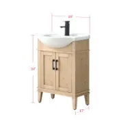 Single Bathroom Vanity with Ceramic Top