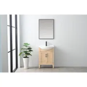 Single Bathroom Vanity with Ceramic Top