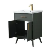 Single Bathroom Vanity with Ceramic Top