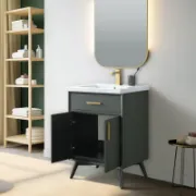 Single Bathroom Vanity with Ceramic Top
