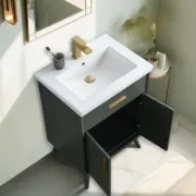 Single Bathroom Vanity with Ceramic Top