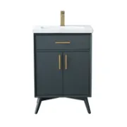 Single Bathroom Vanity with Ceramic Top