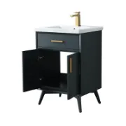 Single Bathroom Vanity with Ceramic Top