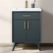Single Bathroom Vanity with Ceramic Top