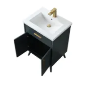 Single Bathroom Vanity with Ceramic Top