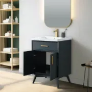 Single Bathroom Vanity with Ceramic Top
