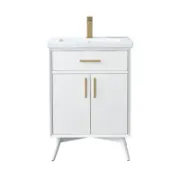 Single Bathroom Vanity with Ceramic Top
