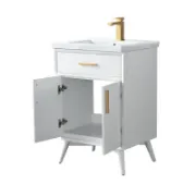 Single Bathroom Vanity with Ceramic Top