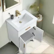 Single Bathroom Vanity with Ceramic Top