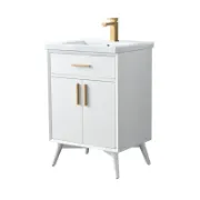 Single Bathroom Vanity with Ceramic Top