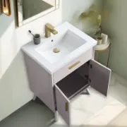 Single Bathroom Vanity with Ceramic Top
