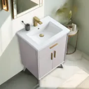 Single Bathroom Vanity with Ceramic Top