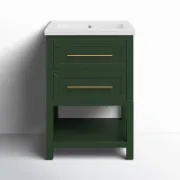 Single Bathroom Vanity with Ceramic Top
