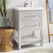 Single Bathroom Vanity with Ceramic Top