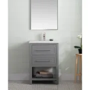 Single Bathroom Vanity with Ceramic Top