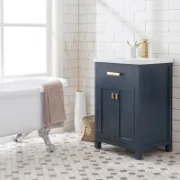 Single Bathroom Vanity with Ceramic Top