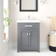 Single Bathroom Vanity with Ceramic Top
