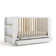 4-In-1 Convertible Crib With Drawer
