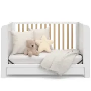 4-In-1 Convertible Crib With Drawer