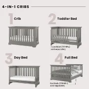 4-in-1 Convertible Crib